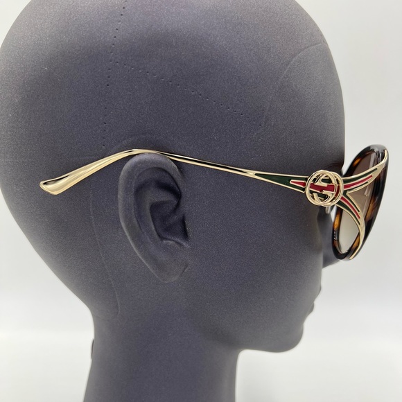 ? ?️ Gucci Model GG0226SK Color: Havana / Gold / Brown Size: 60/ 14-130 (mm) main image 7